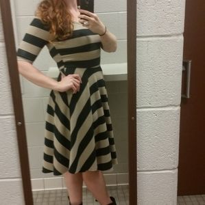 LuLaroe Nicole Striped dress.